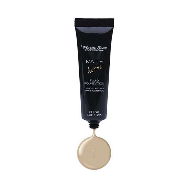 Fond De Ten - Matte Active Fluid Long Lasting / Shine Control Champagne Nr.01 - PIERRE RENE