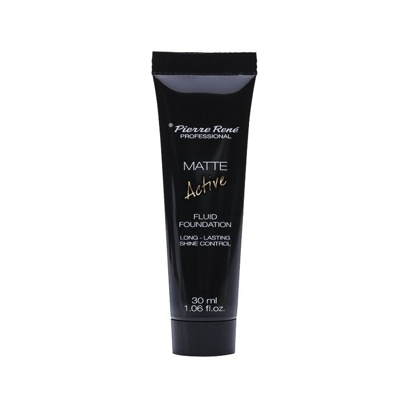 Fond De Ten - Matte Active Fluid Long Lasting / Shine Control Porcelain Nr.02 - PIERRE RENE - HNIcosmetice.ro