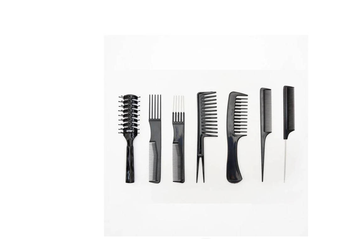 Kit de 7 Piepteni Negri - Black White Penes - Bifull
