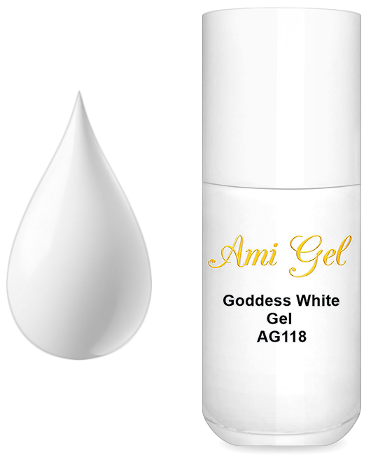 Gel Alb Special - Goddess White Gel AG118 10ml - Ami Gel - HNIcosmetice.ro