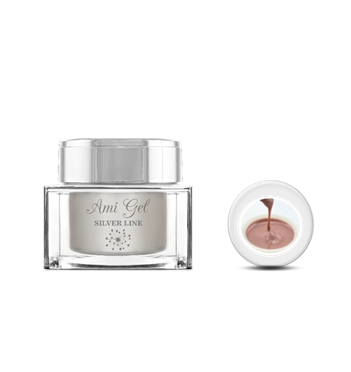 Gel Camuflaj - Fiber Cover Party Tan Gel - Silver Line AG204 50gr - Ami Gel - HNIcosmetice.ro