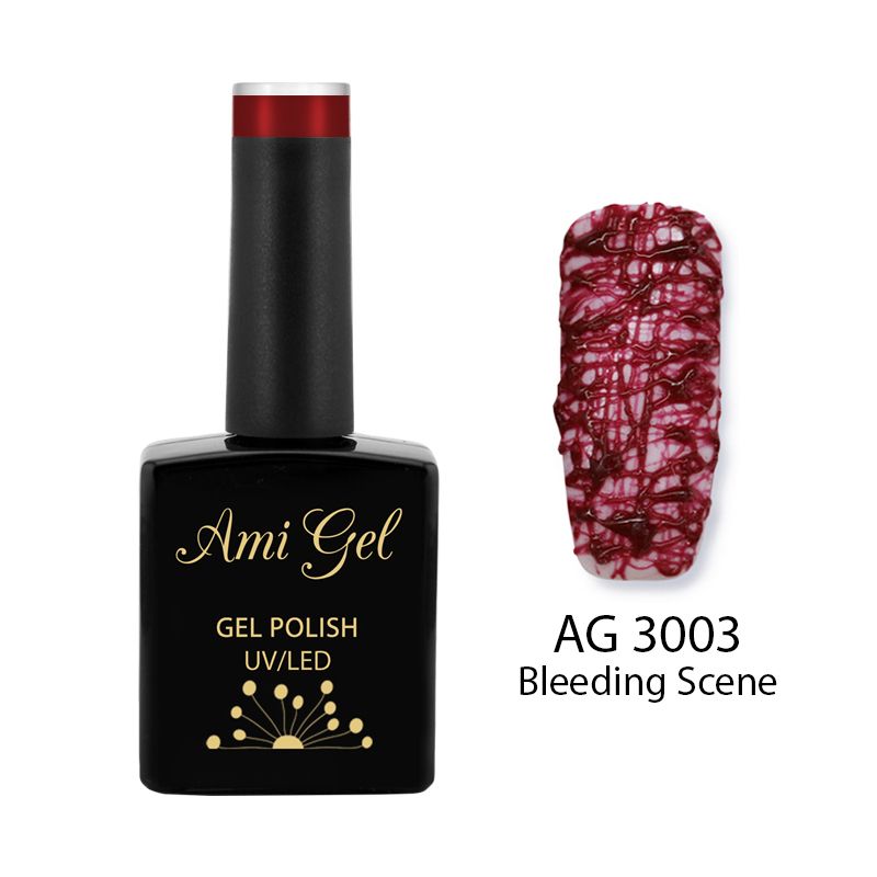 Gel Colorat Elasticnail Art - Spider Skill Gel Bleeding Scene AG3003 5gr - Ami Gel - HNIcosmetice.ro