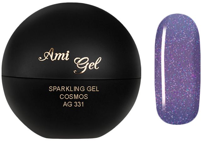 Gel Colorat Glitterat - Sparkling Gel Cosmos AG331 5gr - Ami Gel - HNIcosmetice.ro