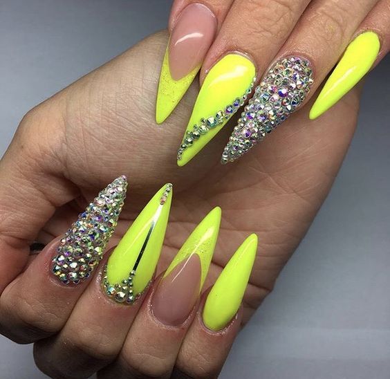 Gel Colorat - Soak Off Color Gel Lemon Neon AG346 5gr - Ami Gel