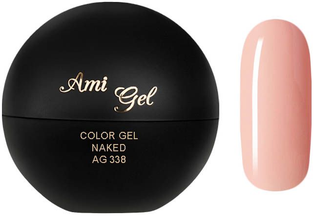 Gel Colorat - Soak Off Color Gel Naked AG338 5gr - Ami Gel - HNIcosmetice.ro