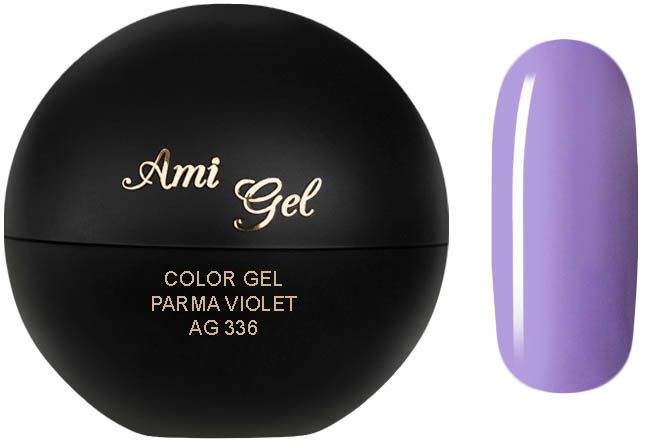 Gel Colorat - Soak Off Color Gel Parma Violet AG336 5gr - Ami Gel - HNIcosmetice.ro