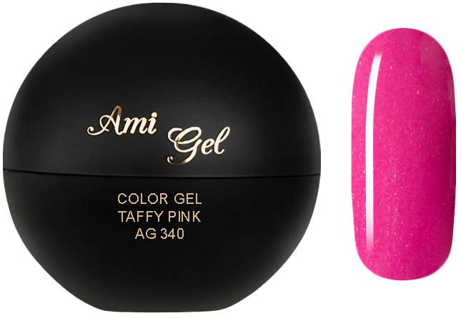 Gel Colorat - Soak Off Color Gel Taffy Pink AG340 5gr - Ami Gel - HNIcosmetice.ro