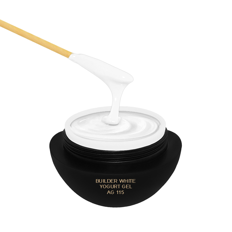 Gel Constructie Alb - Builder White Yogurt Gel AG115 5gr - Ami Gel - HNIcosmetice.ro