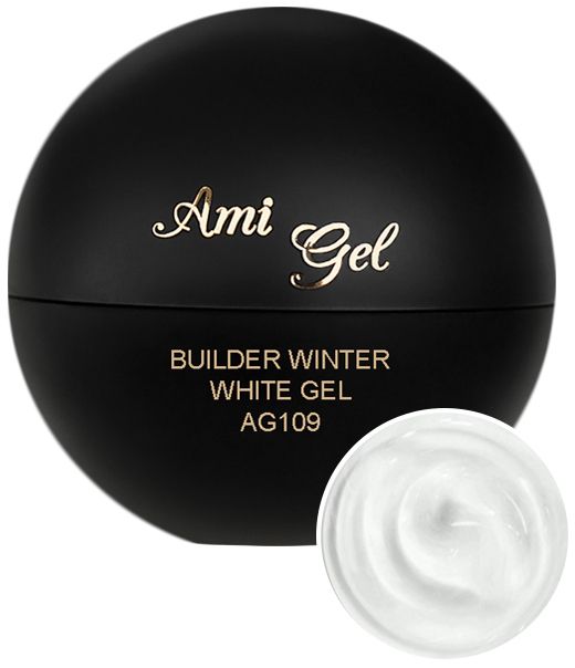 Gel Constructie Alb - Builder Winter White Gel 15gr - AMI GEL