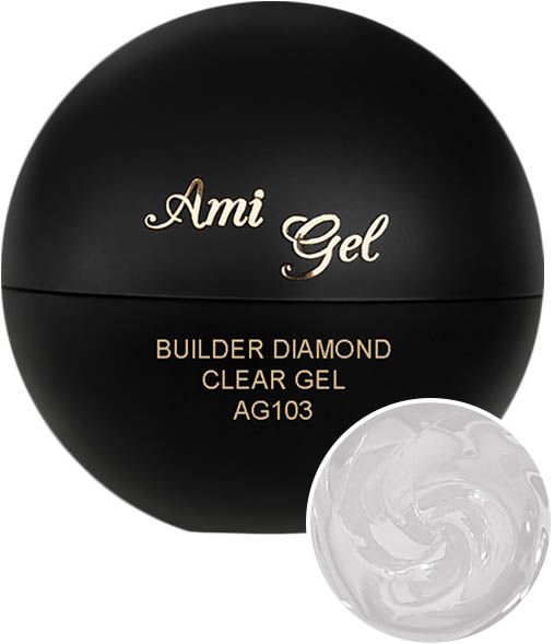 Gel Constructie - Builder Diamond Clear Gel 15gr - AMI GEL