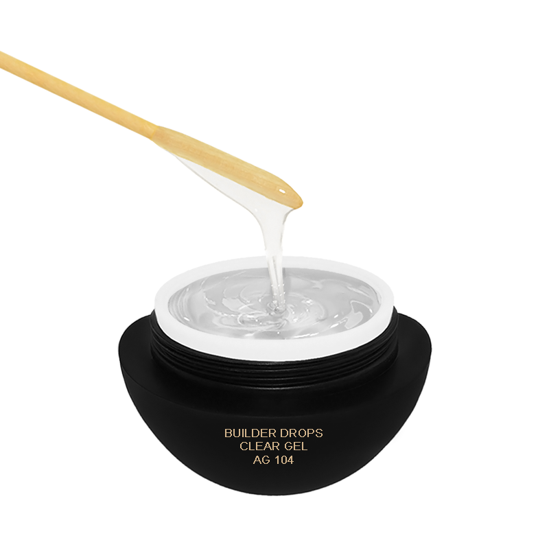 Gel Constructie - Builder Drops Clear Gel AG104 50gr - Ami Gel - HNIcosmetice.ro