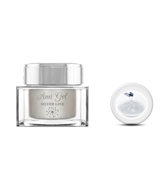 Gel Constructie - Fiber Builder Cloud Gel - Silver Line AG207 50gr - Ami Gel - HNIcosmetice.ro
