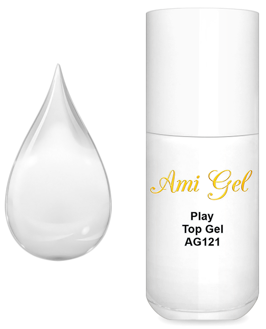 Gel de Sigilare - Play Top Gel AG121 10ml - Ami Gel - HNIcosmetice.ro