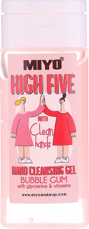 Gel Dezinfectant pentru Maini - Hand Cleansing Gel Bubble Gum - Miyo - HNIcosmetice.ro
