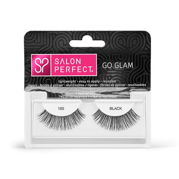 Gene False Banda - 105 Black Go Glam - SALON PERFECT - HNIcosmetice.ro