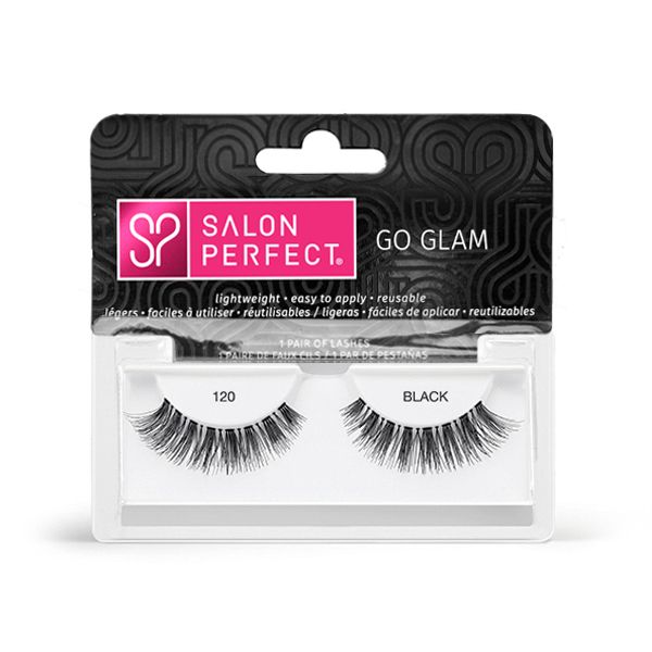 Gene False Banda - 120 Demi Black Go Glam - SALON PERFECT - HNIcosmetice.ro