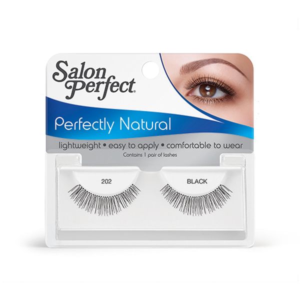 Gene False Banda - 202 Black Be Natural - SALON PERFECT - HNIcosmetice.ro