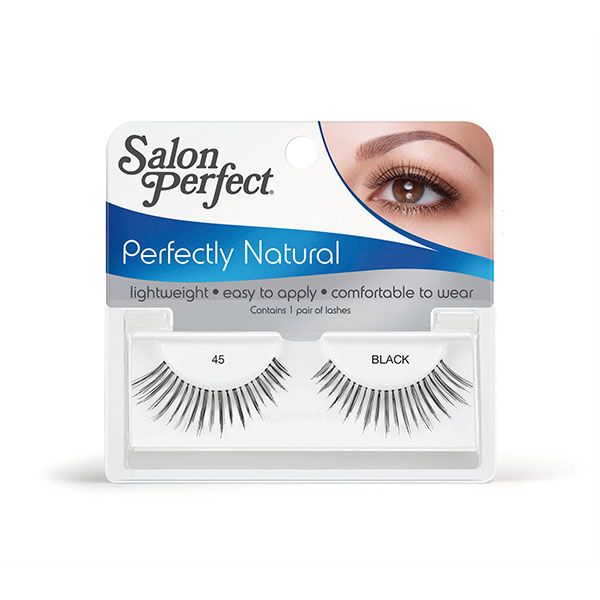 Gene False Banda - 45 Black Perfectly Natural - SALON PERFECT - HNIcosmetice.ro