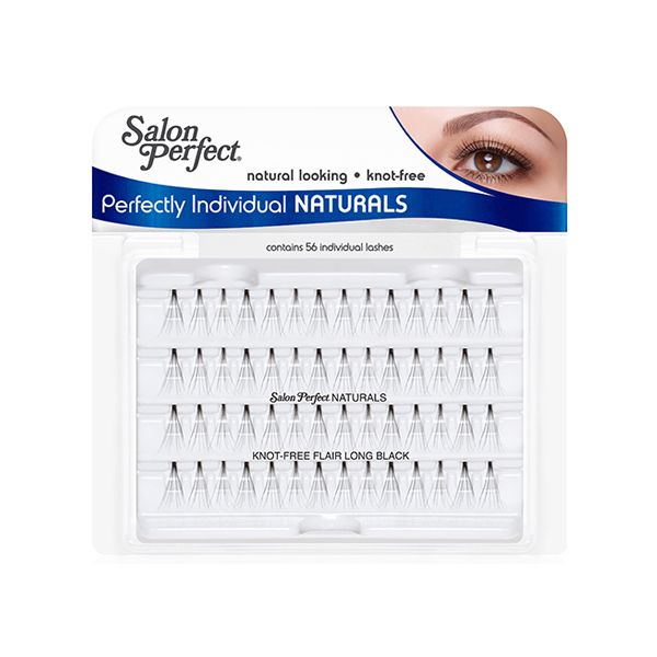 Gene False Smocuri Fara Nod - Long - Black Individual Naturals - SALON PERFECT - HNIcosmetice.ro