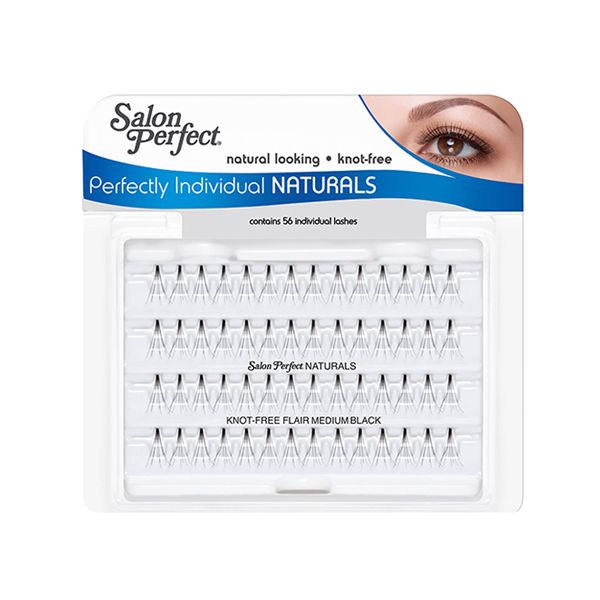 Gene False Smocuri Fara Nod - Medium - Black Individual Naturals - SALON PERFECT - HNIcosmetice.ro