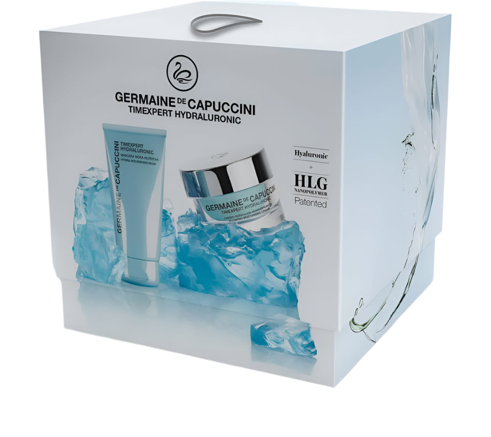 Set Crema Suprema si Masca Hidratanta cu Acid Hialuronic - Timexpert Hydraluronic Supreme Sorbet Cream 50ml + Hydra-Nourishing Mask 50ml Promo Set - PP Germaine de Capuccini