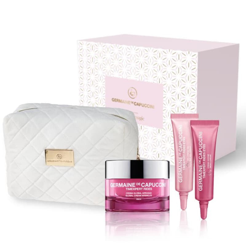 Set Aniversar Craciun 2023 Anti-rid - Timexpert Rides Global Wrinkles Cream Soft 50ml + Eye Contour Global Treatment 2x10ml Promo Set - PP Germaine de Capuccini