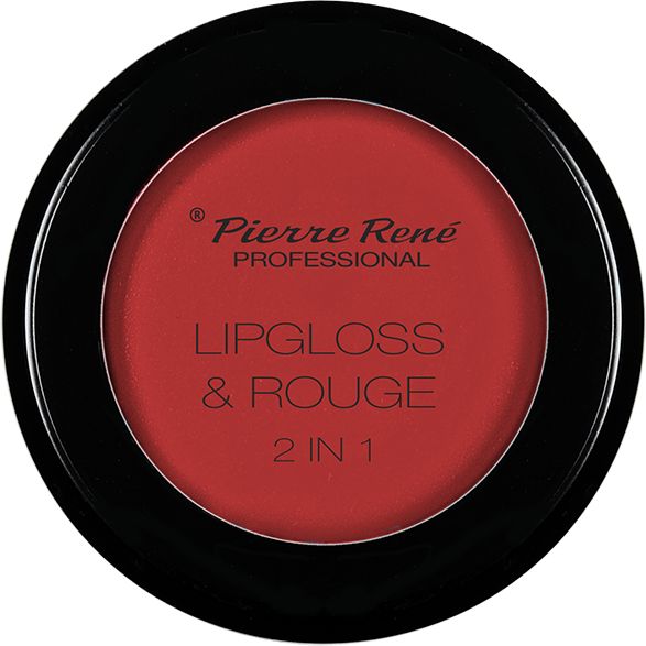 Gloss & Blush - Lipgloss & Rouge 2 In 1 Bull Red Rug Nr.05 - PIERRE RENE - HNIcosmetice.ro