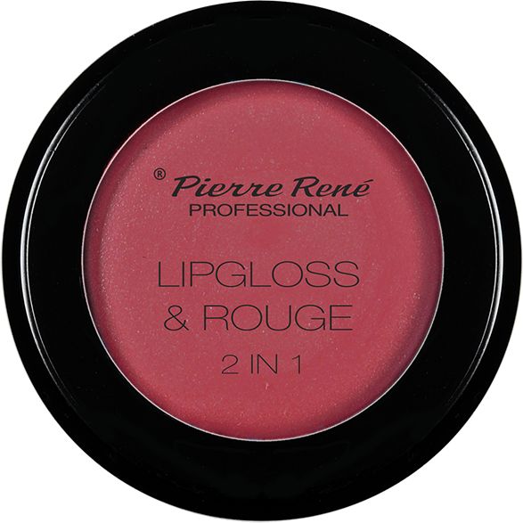 Gloss & Blush - Lipgloss & Rouge 2 In 1 Intense Raspberry Nr.02 - PIERRE RENE - HNIcosmetice.ro