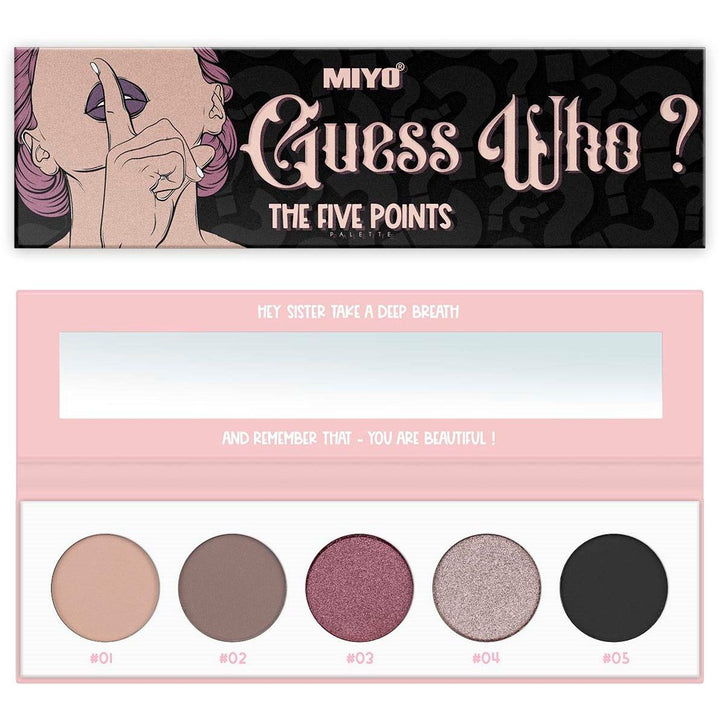 Guess Who? Paleta Fard Pleoape Five Points Nr.21 - MIYO