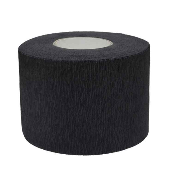 Gulere Protectie Coafura Negre de Unica Folosinta - Black Neck Paper 100 Buc - Bifull - HNIcosmetice.ro