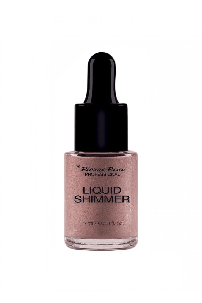 Iluminant Lichid - Liquid Shimmer Rose Gold Nr.02 - PIERRE RENE - HNIcosmetice.ro