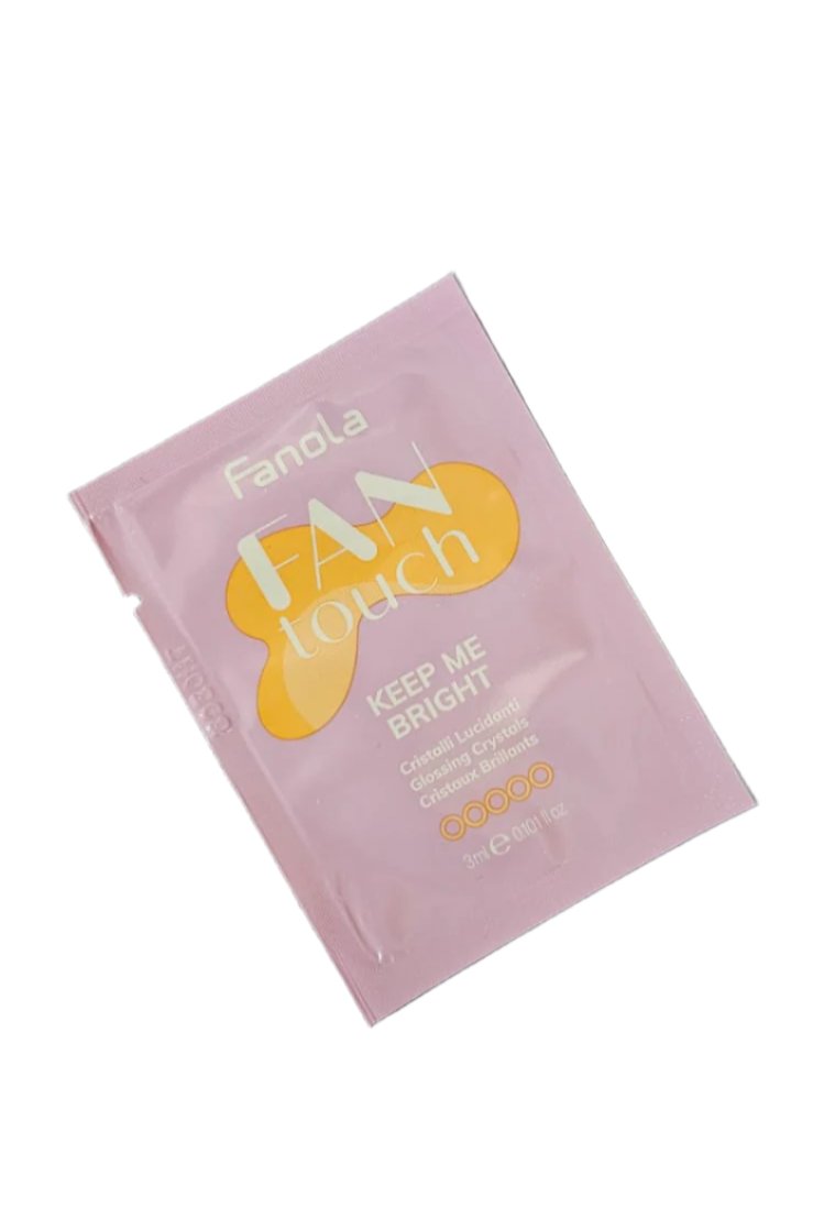 Tester Cristale pentru Stralucire Par - Fantouch Keep Me Bright 3ml - Fanola - HNIcosmetice.ro