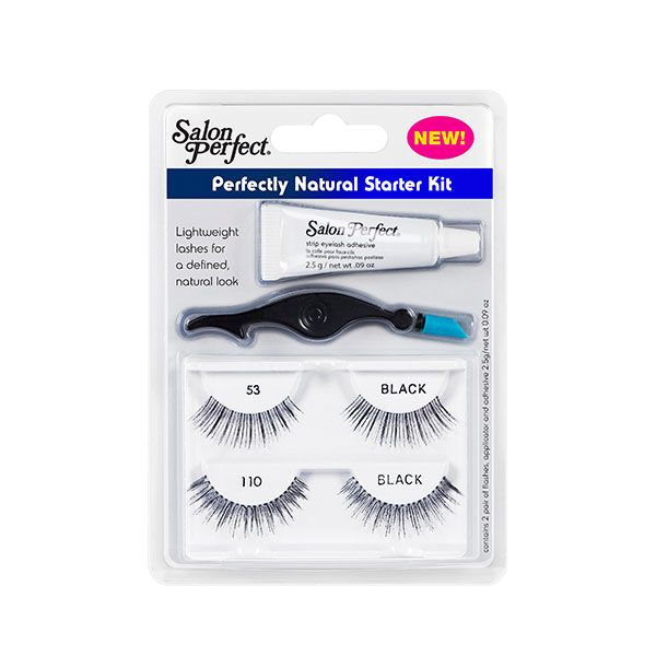 Kit Starter Gene False Banda - 53 Black + 110 Black Perfectly Natural - SALON PERFECT - HNIcosmetice.ro