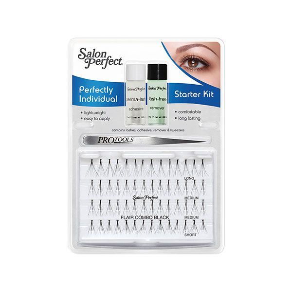 Kit Starter Gene False Smocuri Cu Nod Short / Medium / Long - Black Individual Naturals - SALON PERFECT - HNIcosmetice.ro