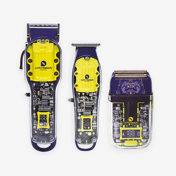 Set Profesional pentru Tuns, Contur si Ras - Pack DG 01 Shaving, Trimming and Detailing Machines - Perfect Beauty
