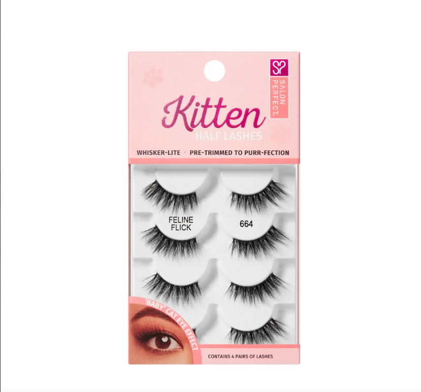 Gene False Banda - Kitten Half Lashes - Salon Perfect
