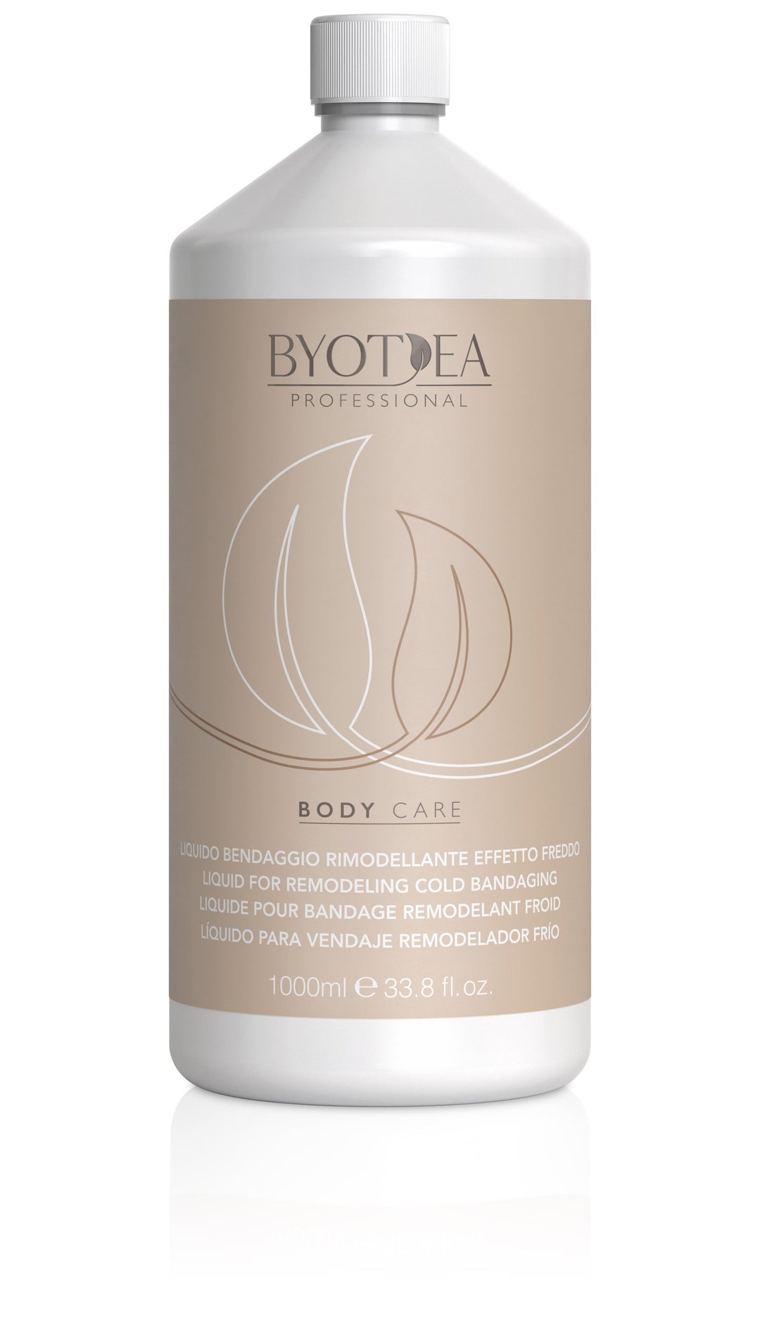 Lotiune de Impachetari cu Bandaje pentru Remodelare Corporala - Body Care Liquid for Remodeling Cold Bandaging 1000ml - Byotea