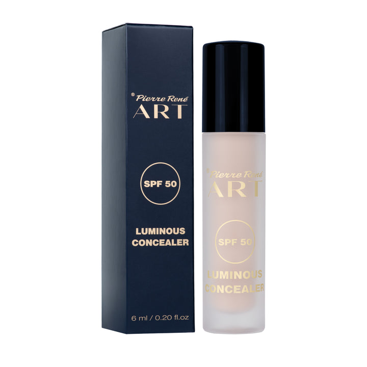 Corector Luminos Cu Protectie Solara SPF50+ Nr. 01 Ivoar - Art Luminous Concealer SPF50+ Nr. 01 Ivory 6ml - Pierre Rene