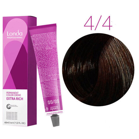 Vopsea de Par 4/4 Permanenta - Londacolor Saten Mediu cu Reflexe Aramii - Londa