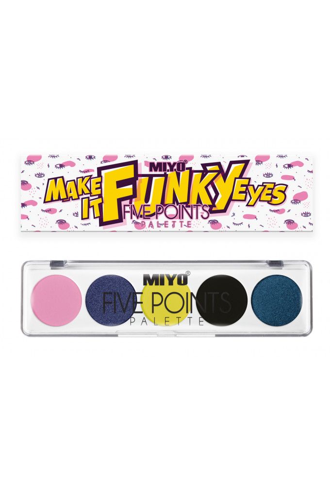 Make It Funky Eyes Paleta Fard Pleoape Five Points Nr.26 - MIYO - HNIcosmetice.ro