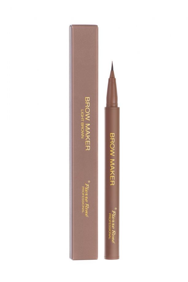 Marker pentru Sprancene - Brow Marker Light Brown - Pierre Rene - HNIcosmetice.ro