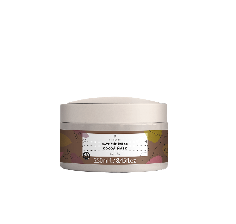 Masca de Par Nuantatoare Cacao - Save The Color Cocoa Mask 250ml - Sinesia - HNIcosmetice.ro