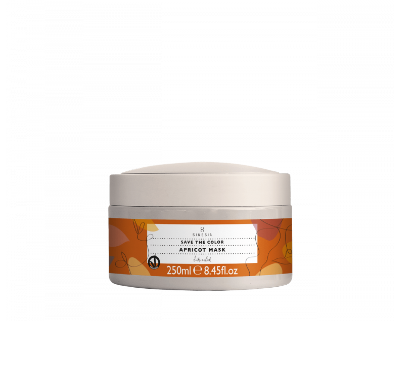 Masca de Par Nuantatoare Caisa - Save The Color Apricot Mask 250ml - Sinesia - HNIcosmetice.ro