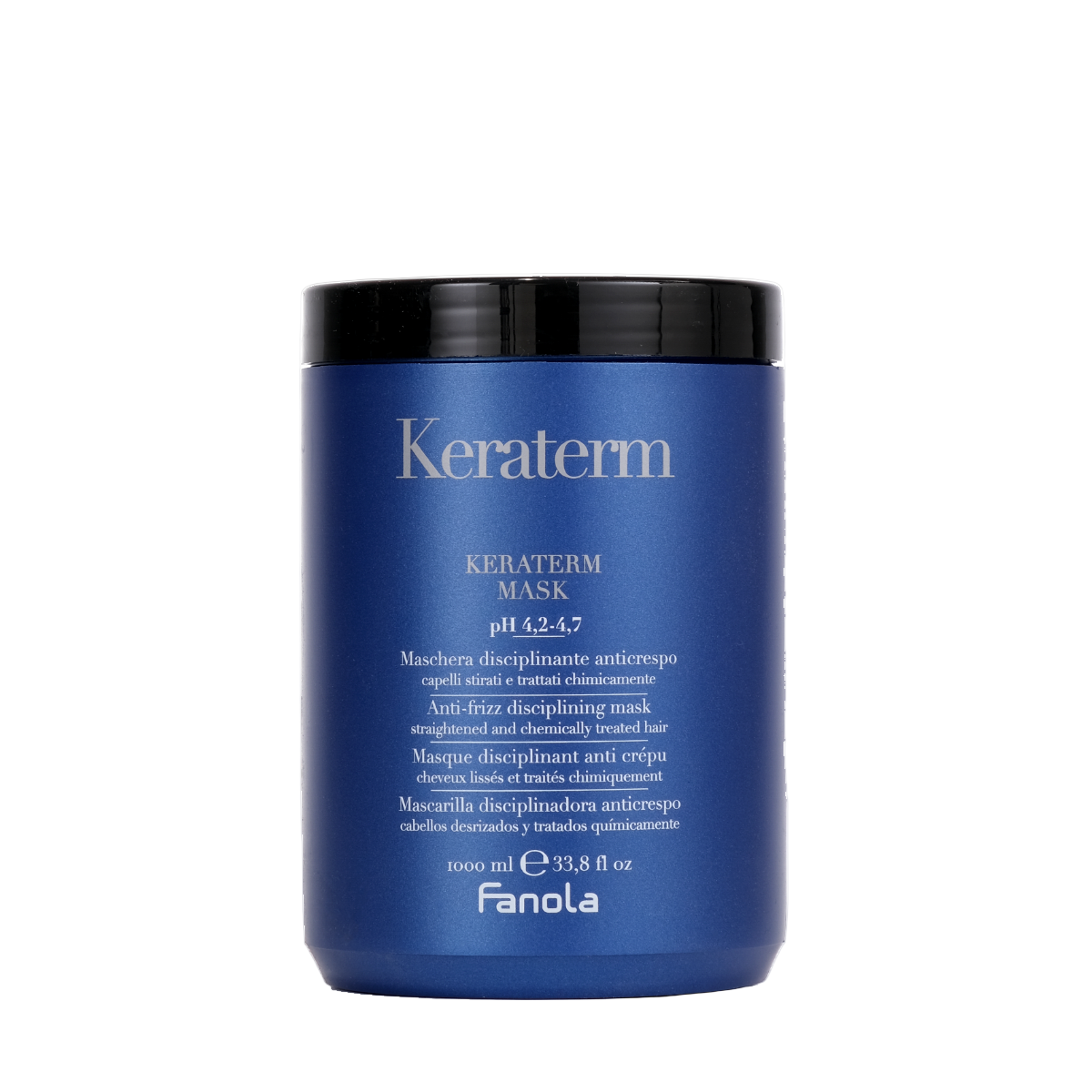 Masca pentru Disciplinarea Parului - Keraterm Anti-Frizz Mask pH 4.2 - 4.7 1000ml - Fanola - HNIcosmetice.ro