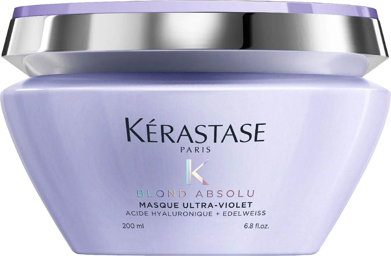 Masca pentru Par Blond sau Decolorat - Blond Absolu Masque Ultra-Violet 200ml - Kerastase - HNIcosmetice.ro