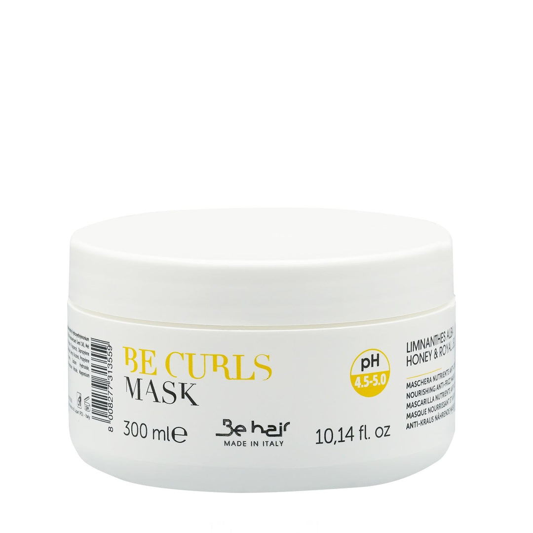 Masca pentru Par Cret sau Ondulat - Elasticizing Anti-Frizz Mask Be Curls 300ml - Be Hair