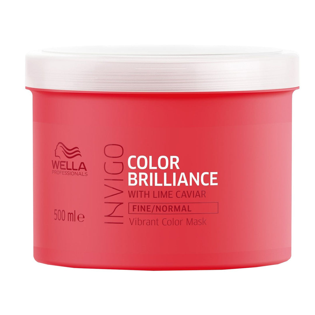 Masca pentru Par Vopsit Fin si Normal - Invigo Color Brilliance Mask 500ml - Wella - HNIcosmetice.ro