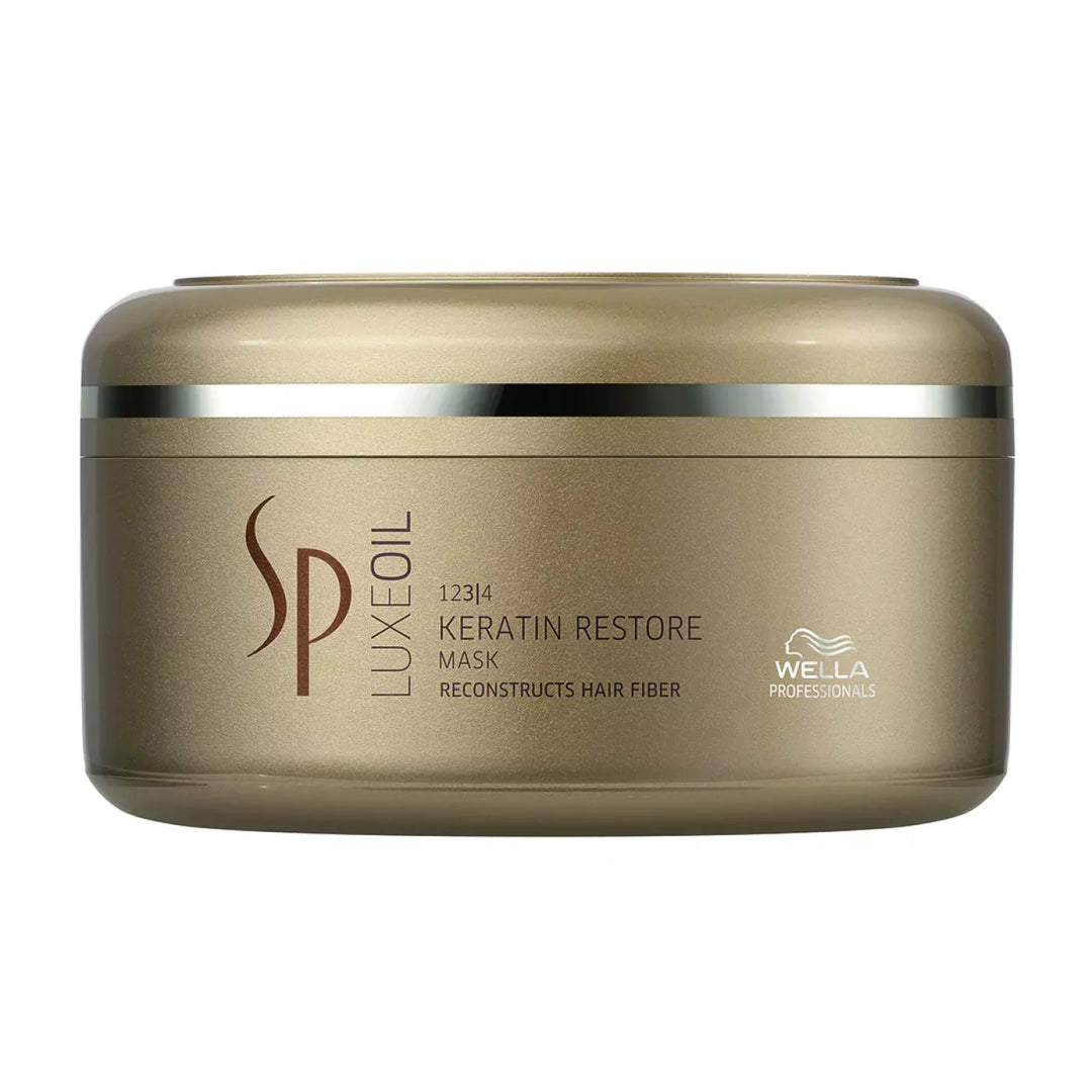 Masca Reconstructoare a Fibrei Parului - SP Luxeoil Keratin Restore Mask 150ml - Wella