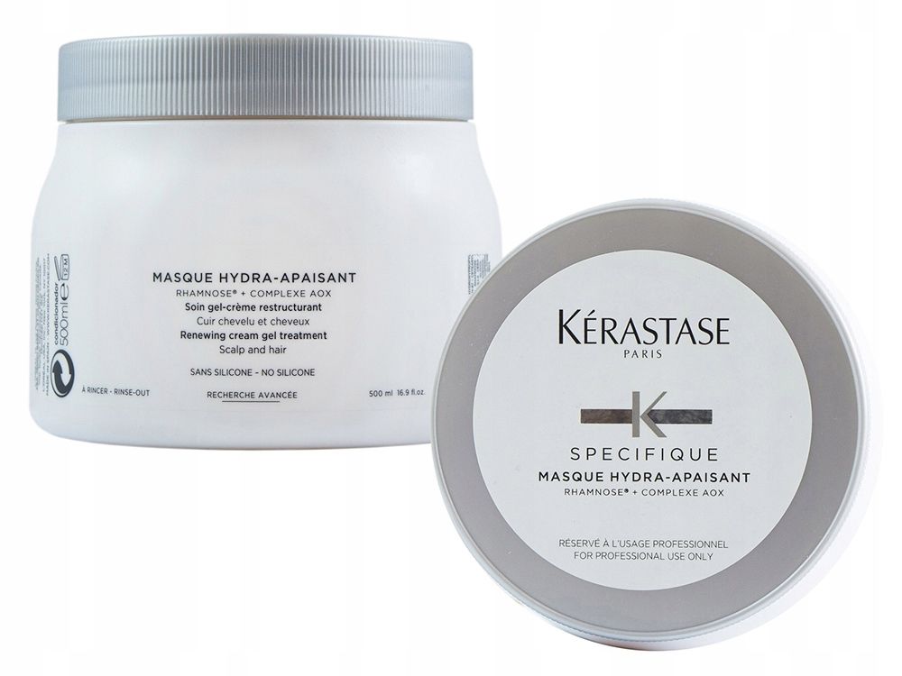 Masca Restructuranta pentru Toate Tpurile de Par - Specifique Masque Hydra-Apaisant 500ml - Kerastase - HNIcosmetice.ro