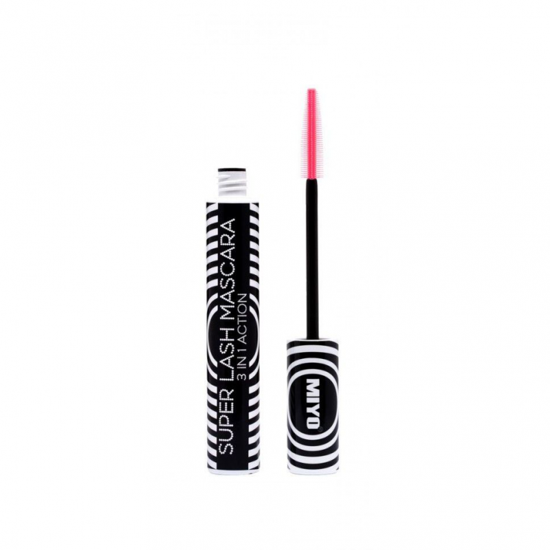 Mascara Negru - Super Lash 3 In 1 Action - MIYO